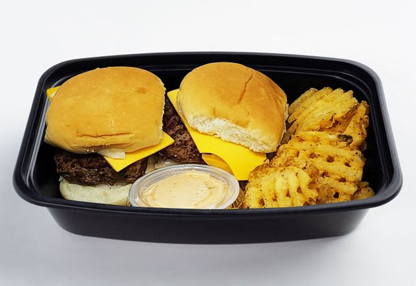 Deslizadores de hamburguesa con queso para NIÑOS