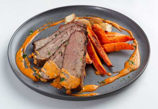 Flame Grilled Cowboy Crusted Steak *