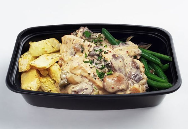 • Creamy Turkey Stroganoff